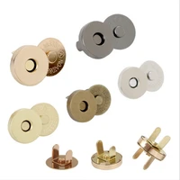 50 setsmagnetic snap fasteners clasps buttons handbag purse wallet craft bags parts accessories 14mm