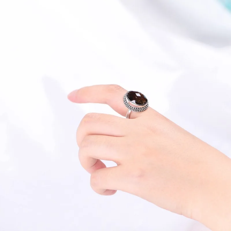 Мужское кольцо из серебра 2021 пробы с цитрином | Украшения и аксессуары