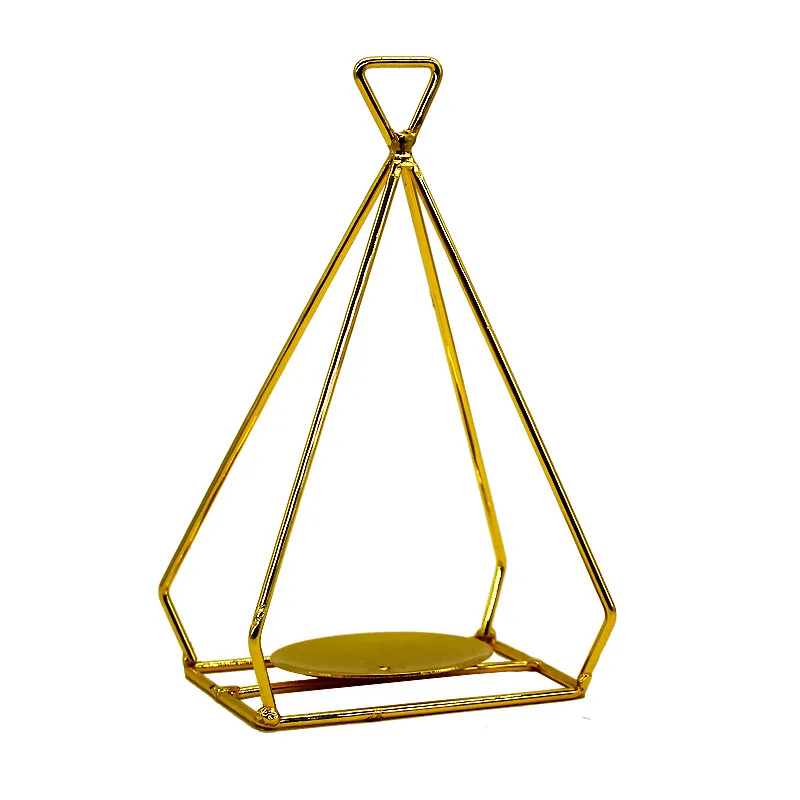 

Home Decoration, European Iron Candlestick, Gold Candle Holder, Halloween Christmas Stereoscopic Metal Handicraft