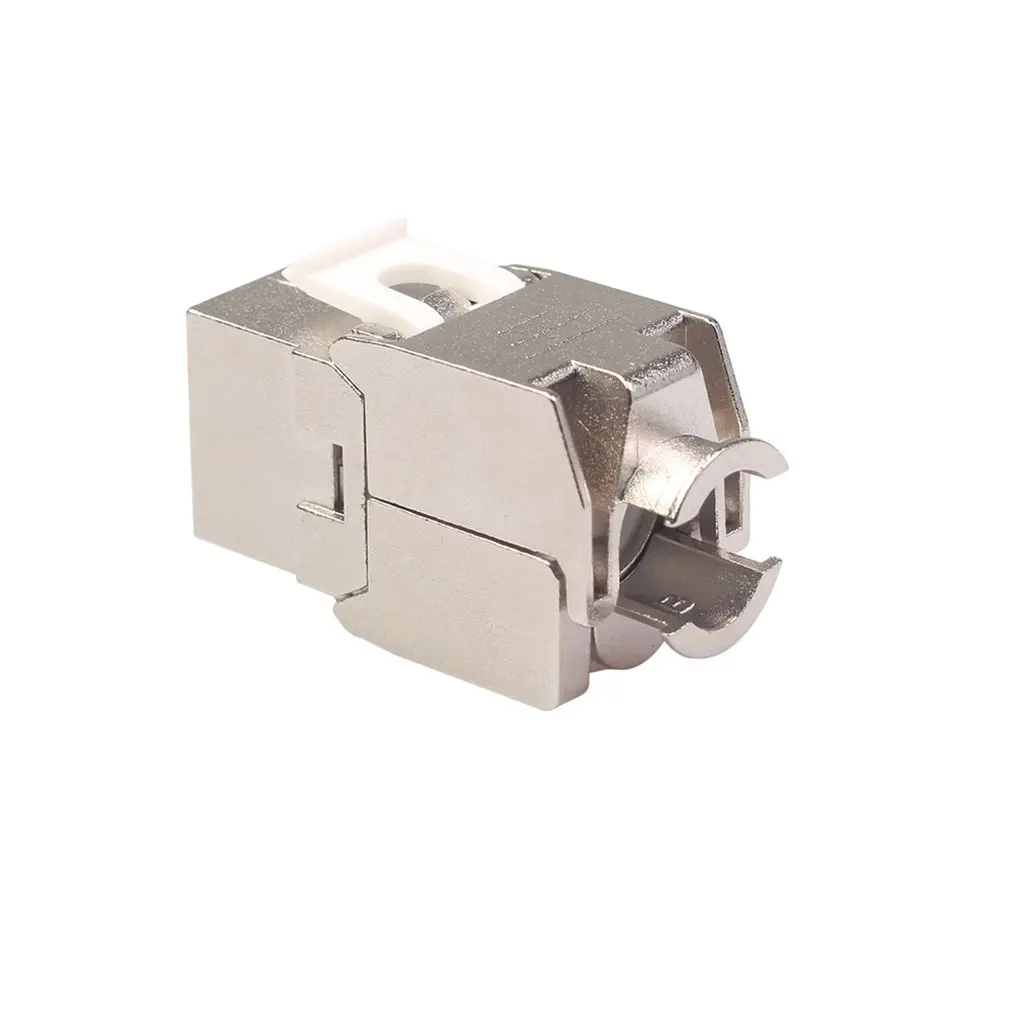 Сетевой RJ45 Cat6 Cat7 Keystone Jack модуль 360 градусов полностью экранированный разъем для LSA