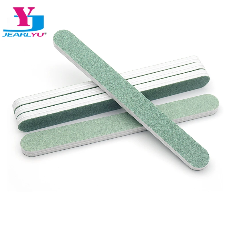 10 шт./лот профессиональная губка для ногтей двусторонняя Полировочная маникюра