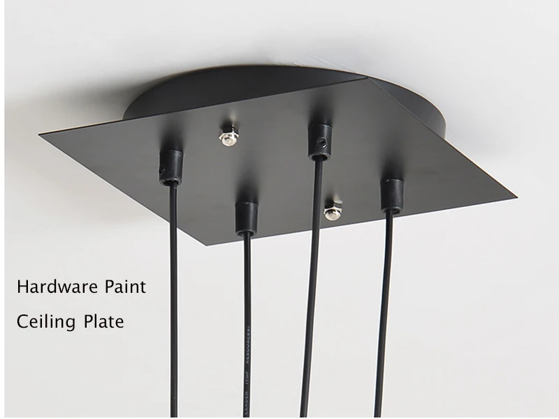 

Modern Minimalist Iron Art Pendant Lights DIY Multipoint LED Hanging Lighting With G9 Bulb For Living Room Bar Hotel Decorative