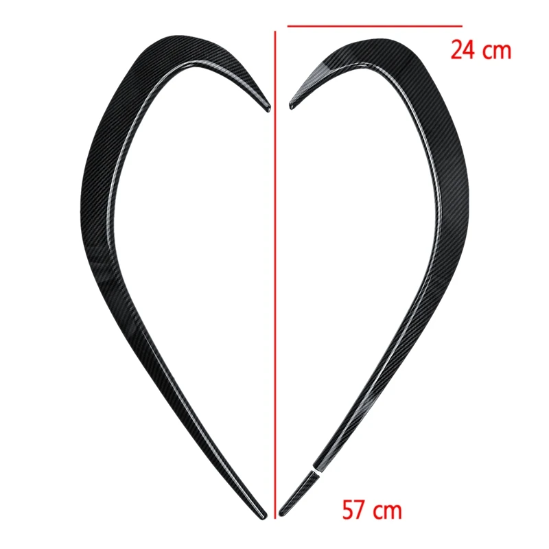 Разветвитель переднего бампера из углеродного волокна спойлер для Mercedes Benz W117 CLA45