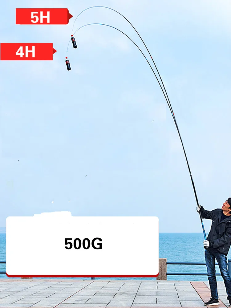 3.6M-8.1M Taiwan Fishing Rod 4H 5H Super Hard Hand Pole Carbon Fiber Telescopic Wedkarstwo Olta De Pesca Carp Sticks enlarge