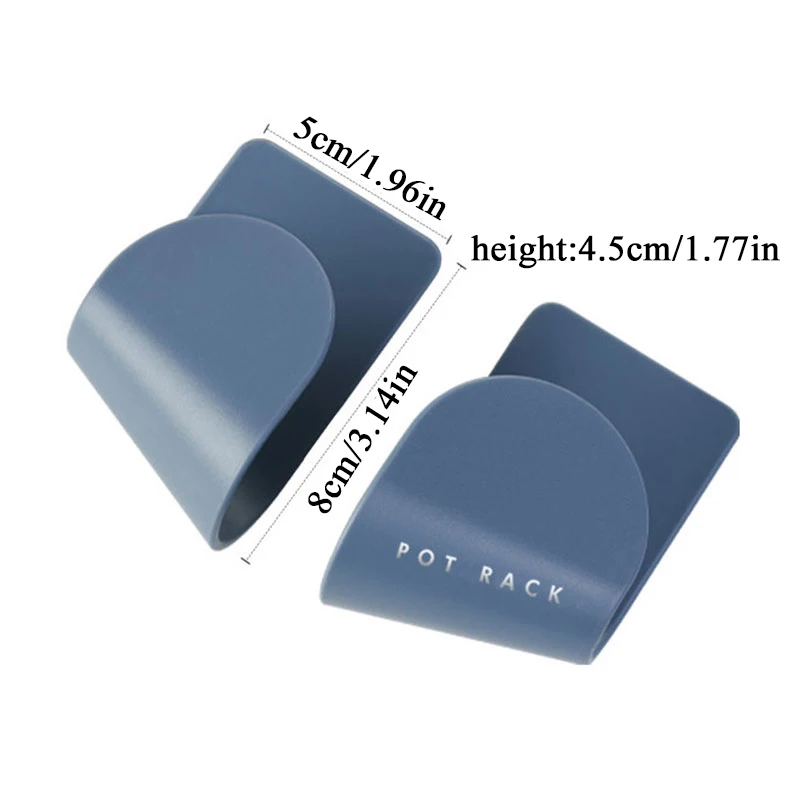 Многофункциональный самоклеящийся кухонный держатель для крышки кастрюли