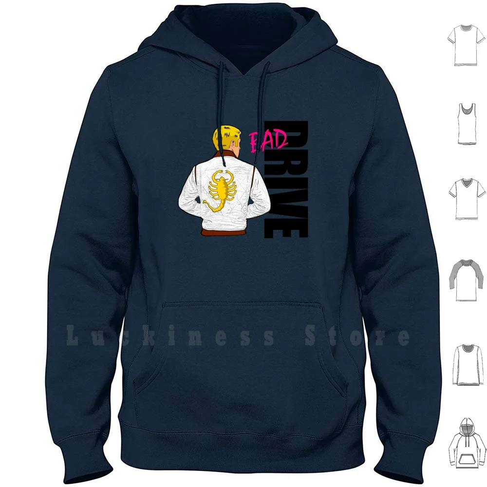 Плохие толстовки с длинным рукавом Райан Гослинг Вождение Майкл Джексон Обложка