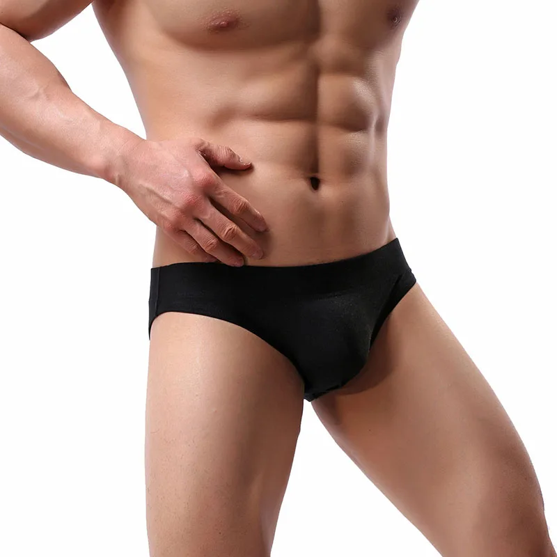 

Men Underwear Mens Briefs Breathable Quick Dry Solid Male Panties Slip Cueca U Convex Pouch Comfortable Underpants Slip Hombre