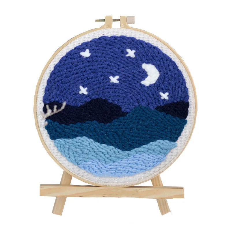 Набор для вышивки радужной вязки &quotсделай сам&quot с обручем игла крестиком