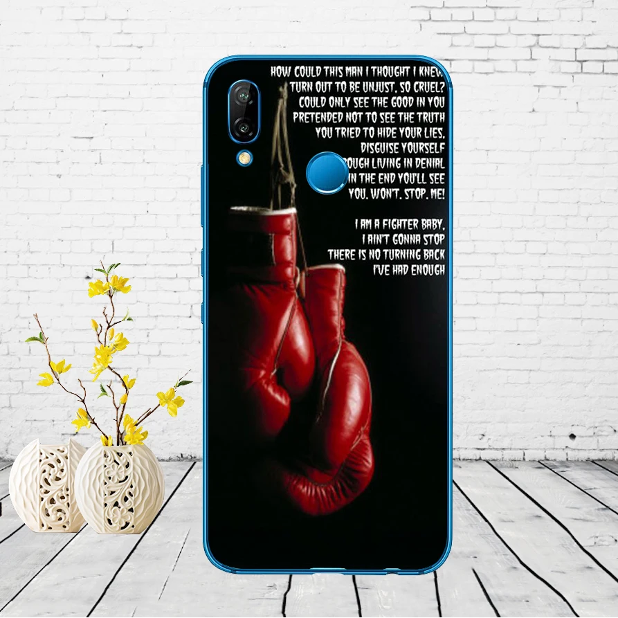 2 50DD Муай тайская борьба бокс Мягкий силиконовый чехол для Huawei P9 P10 P20 P30 Lite mate 10 20 PRO lite p smart чехол - Цвет: 2