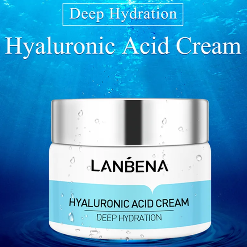 

LANBENA Hyaluronic Acid Facial Cream Deep Hydration Shrinking Pores Whitening Repair Dull Snail Extract Face Cream Skin Care