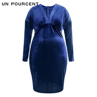 2021 spring summer european and american plus size womens clothes fat sister knitted sexy slim retro style long sleeve dress