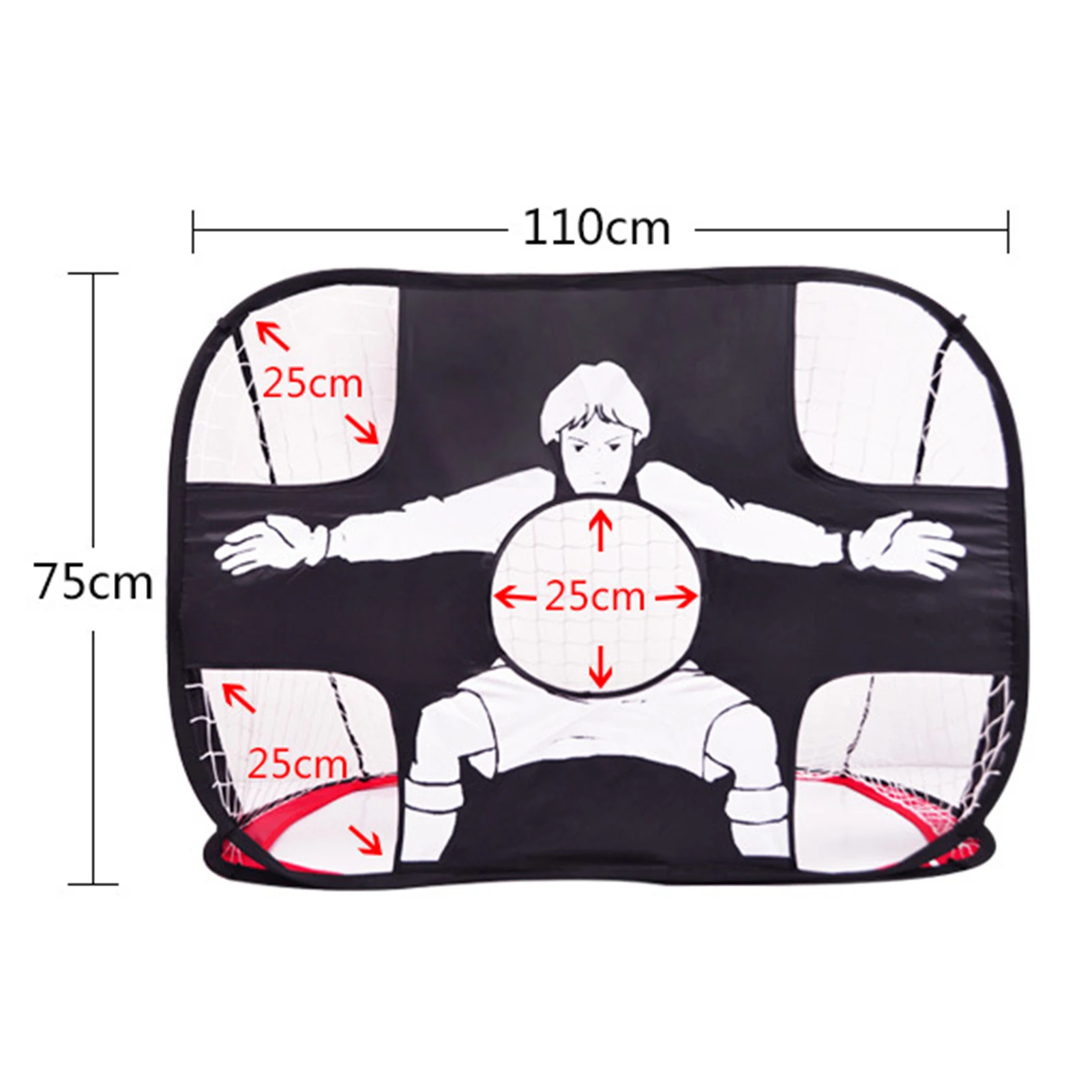 

Portable Soccer Goal Pop-Up Play Goal Set Soccer Net for Kids Futball Goal Practice Shooting Toy Equipment