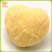 heart shaped feather pattern soap silicone mould handmade candle mold baking