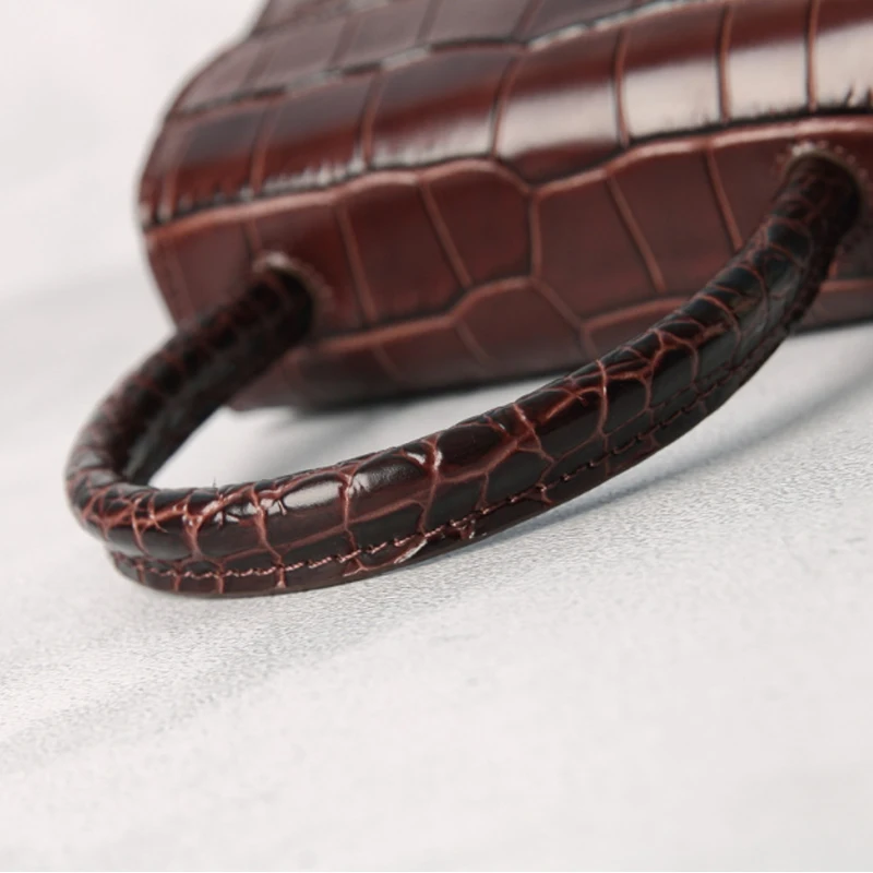 

Luxury Crocodile Handbag Ladies Shoulder Bag Fashion Women Bags Youth Square Female Leather Designer Bag Gift