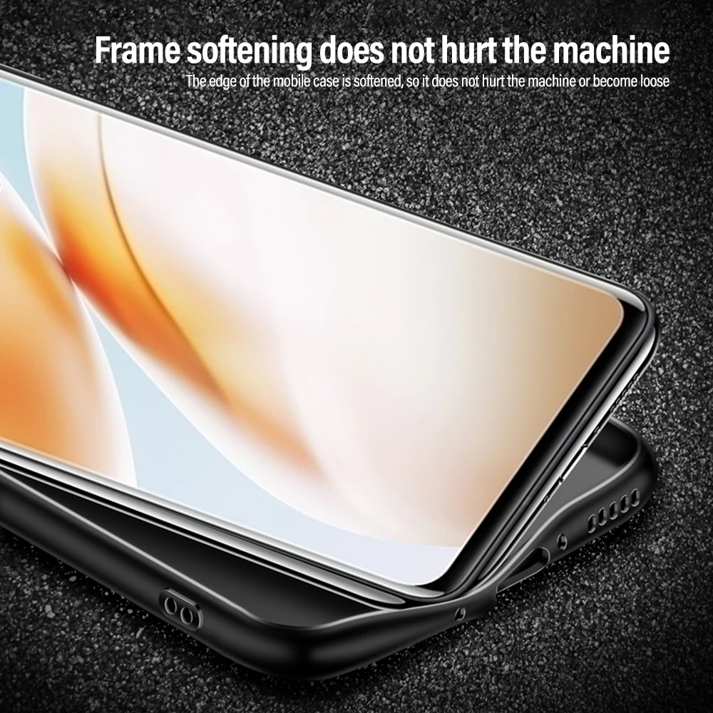 Чехол из закаленного стекла с жидкими силиконовыми краями для iPhone 7 8 Plus X XR XS 11 Pro Max