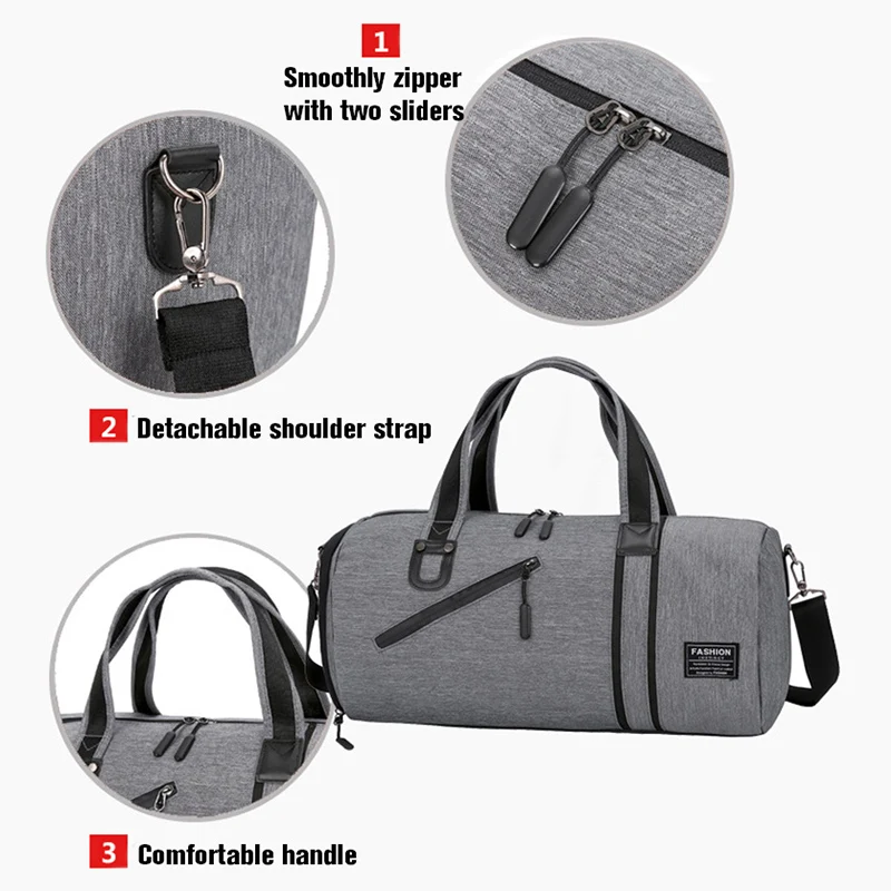 Men Women Gym Bags For Training Bag Fitness Travel Outdoor Sports Swim Dry Wet Tennis Gymtas Yoga Shoes Bag Sac De Sport X486A