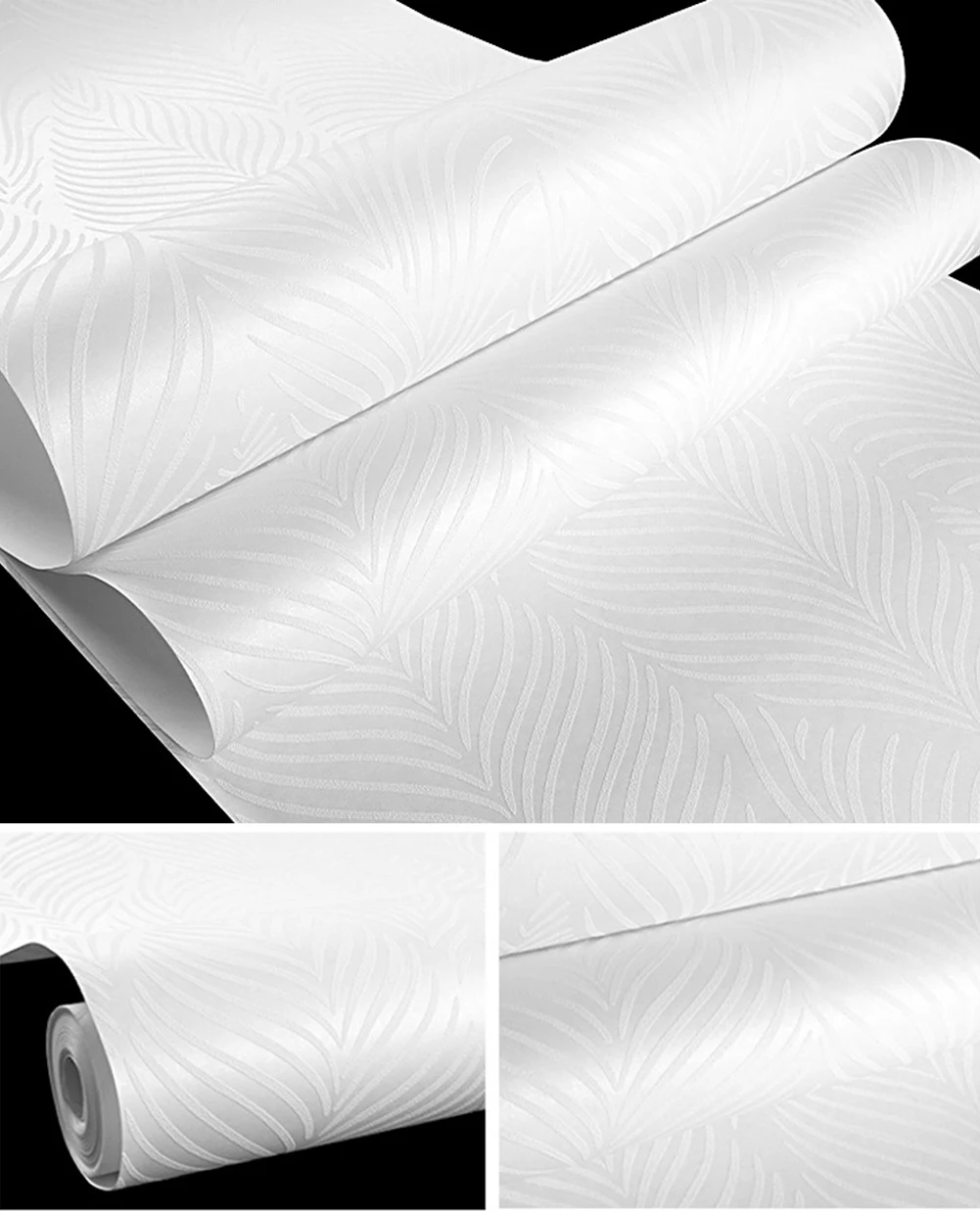 

White Feather Mural Wallpaper 3D Geometric Nordic Modern Minimalist Living Room TV Background Wall Paper Home Decor
