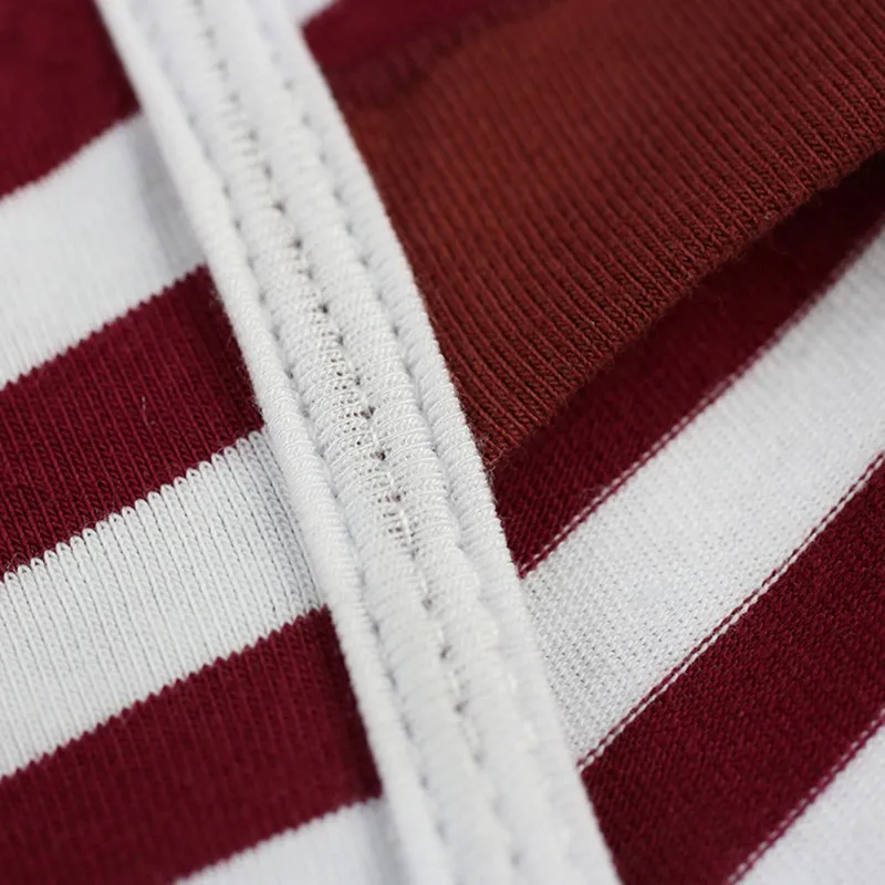 Мужское нижнее белье из хлопка Для мужчин плавки пикантное в полоску мужские