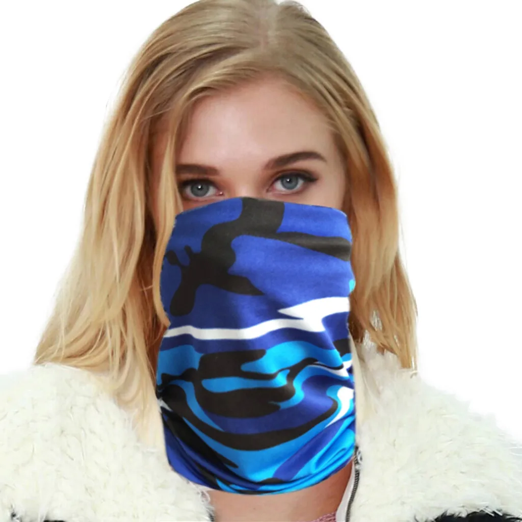 

Men Women's Turban Magic Scarf Outdoor Sports Bicycle Riding Headband Moto Cycling Balaclava Neck Tube Warmer Bandanas Face Mask