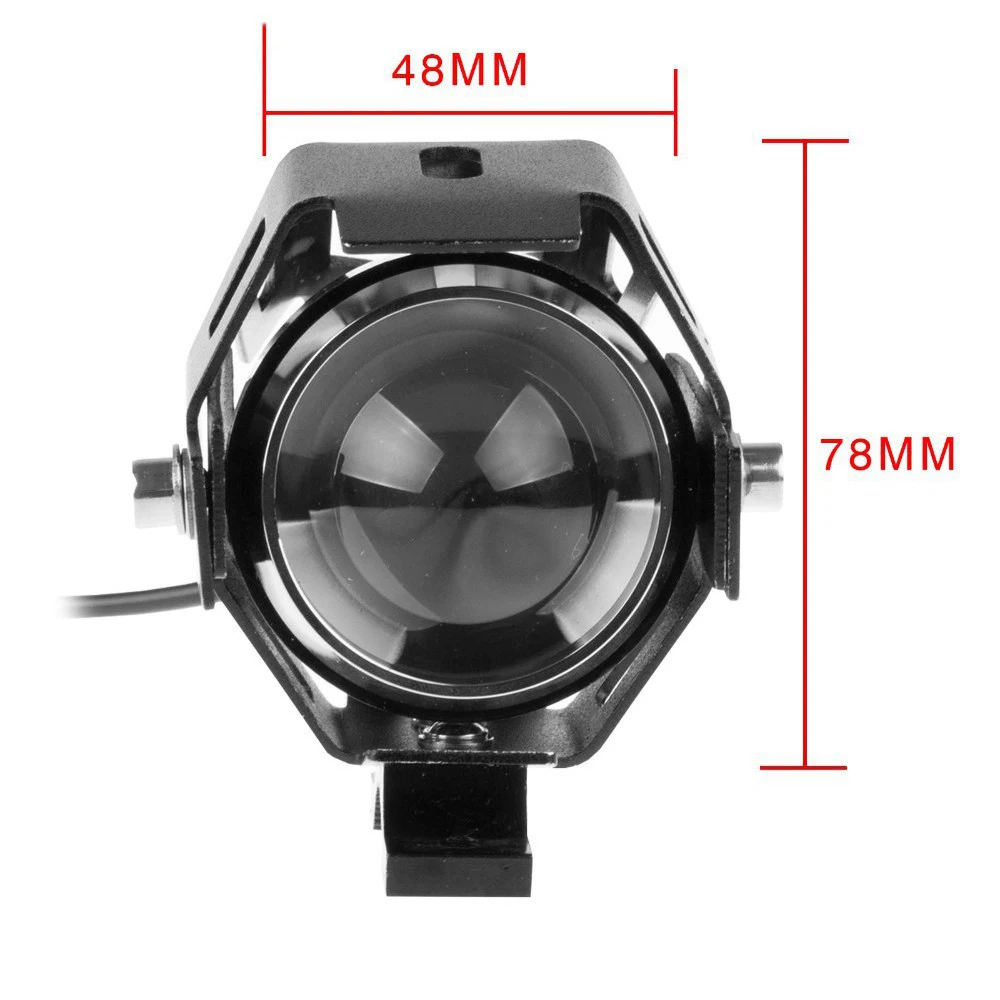 Мотоцикл LED головной светильник s U5 Светодиодный точечный moto тумана Точечный 12V