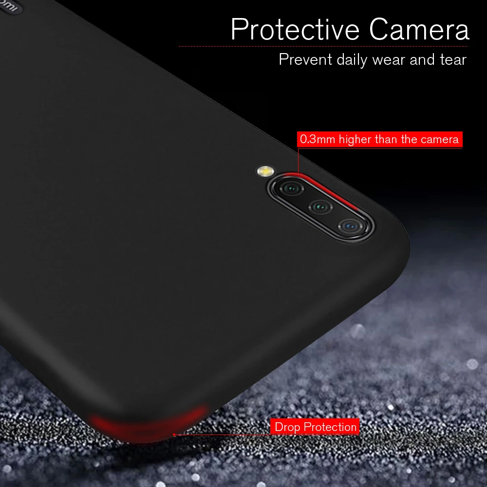 Matte Case For Xiaomi Mi 10 CC9 9T Pro 9 SE 8 A3 Lite Mi CC9 CC9E Pocophone F1 Case For Redmi Note 8 7 K20 Pro K30 8 8A 7 7A 8T