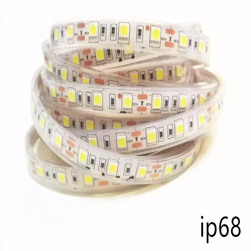 Светодиодная лента 5 М 5050 SMD 60 светодиодов/м водонепроницаемая гибкая