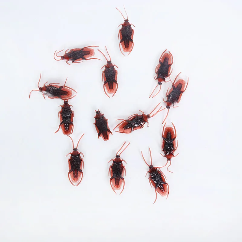 Искусственная игрушка для хэллоуивечерние 12 шт. тараканов украшение детской