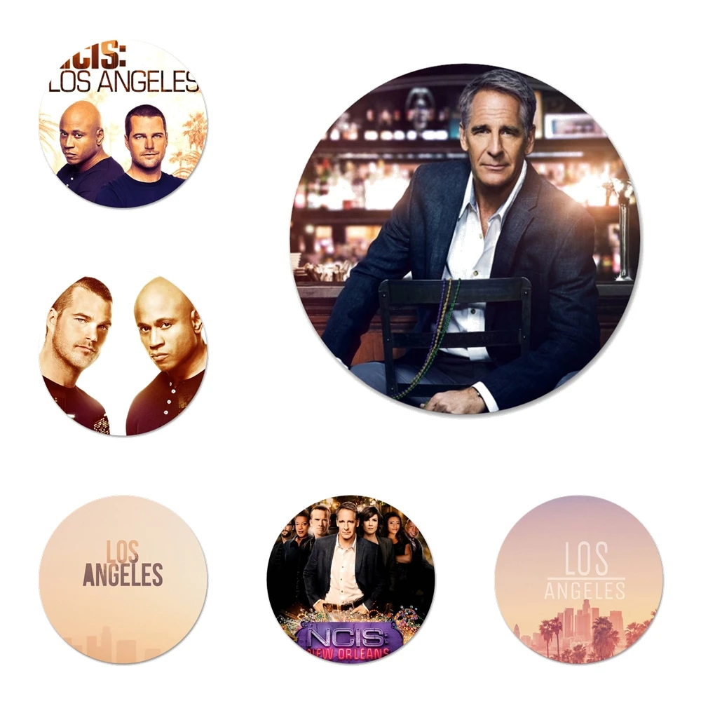Значки в стиле Лос-Анджелеса 58 мм значок металлические значки для украшения