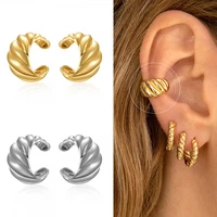 exquisite wired wide conch ear clip 925 silver without pierced ear popular fashion jewelry for women high quality birthday gifts