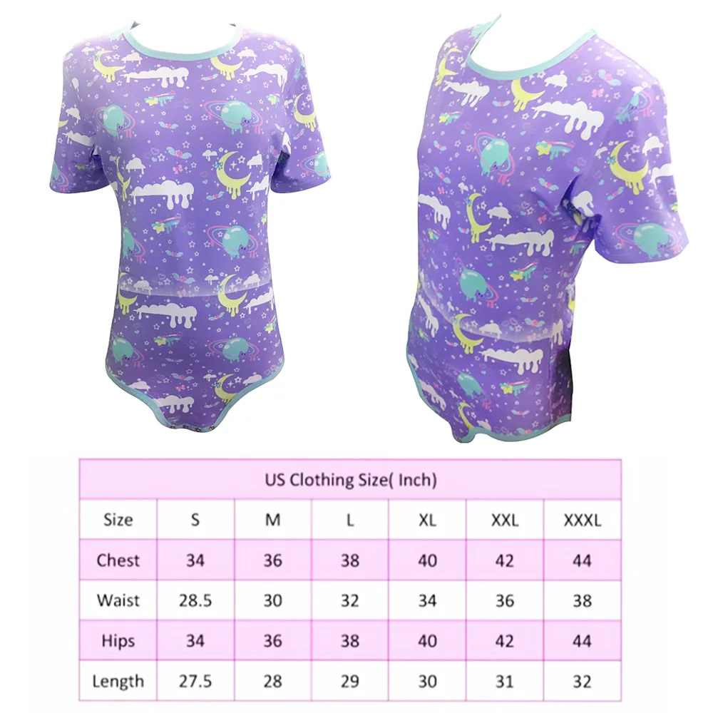 Для женщин ABDL хлопок Onesie пижамы Ползунки промежность Ddlg девочка взрослый ползунок комбинезон Daddy Dom Onesie Взрослый Детский комбинезон