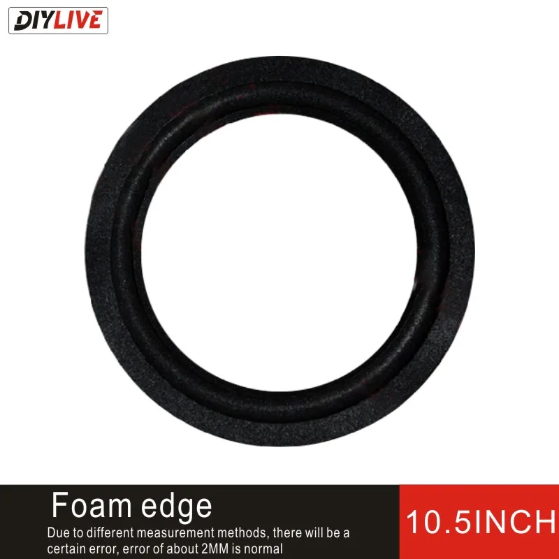 

DIYLIVE 10 inch foam edge 10 inch narrow bubble 10.5 inch repair accessory foam edge folding around subwoofer edge