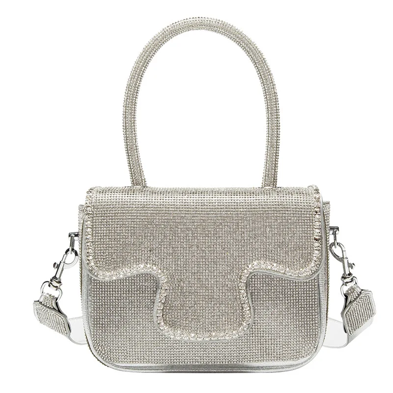 

Diamond Flap Tote Bag 2021 Summer New Quality PU Leather Women's Designer Handbag Chain Shoulder Messenger Bag Travel Bag