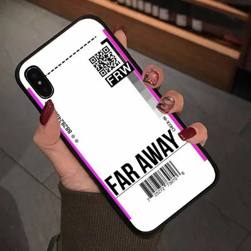 Ins Personality Tags дорожный ярлык страна мобильный чехол для Iphone 4s 4 5s 5 5c Se Se2 6 6s 7 8 Plus X