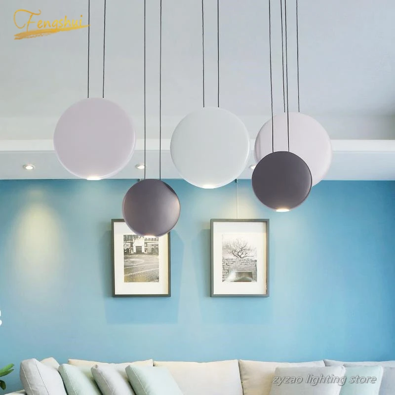 

Modern Designer LED Pendant Lights Living Room Nordic Indoor Decor Simple Pendant Lamps Loft Cafe Restaurant Bar Hanging Lamp