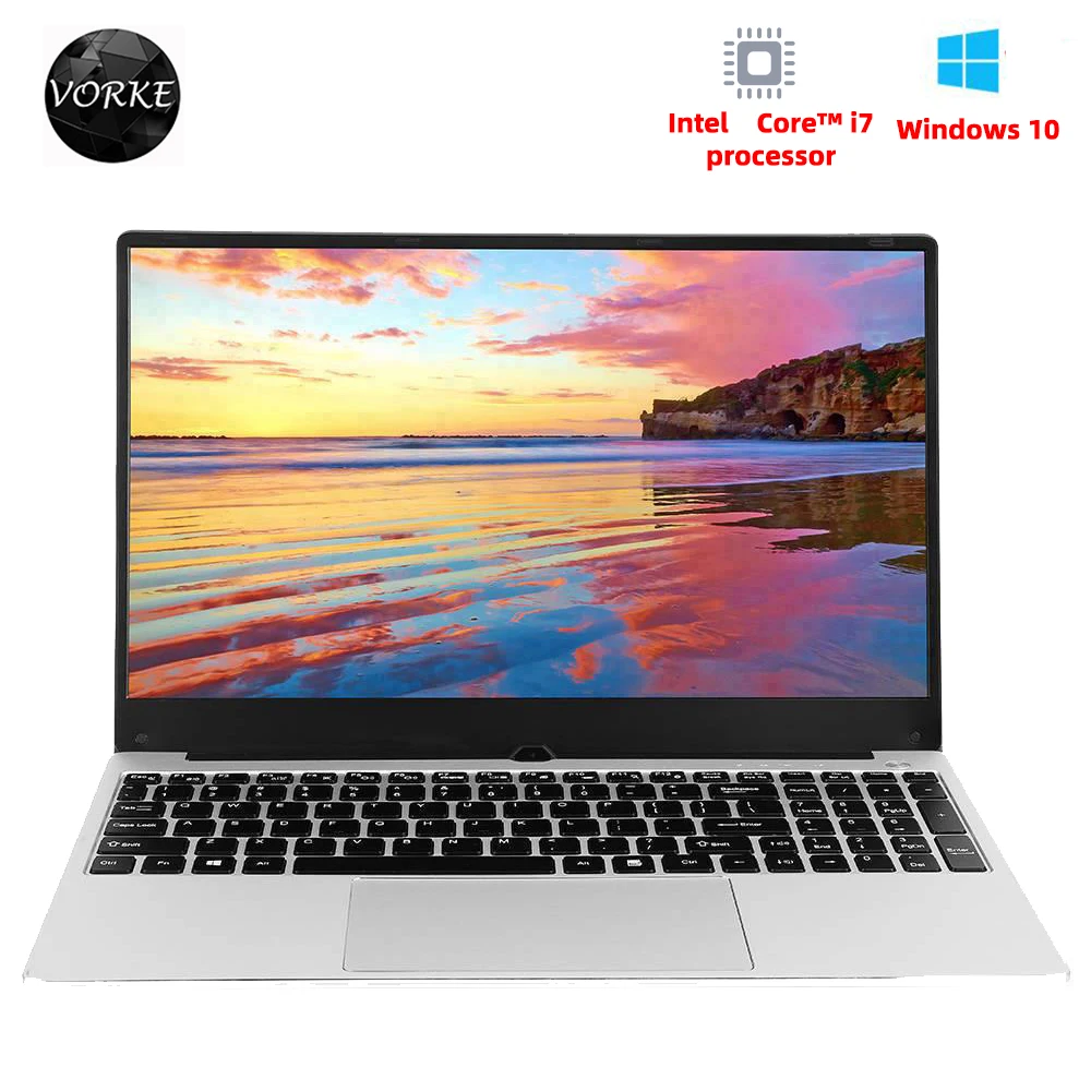 VORKE ноутбук 15 Intel Core i7-4500U 6 ''экран 1920*1080 Windows 10 компьютер 8 Гб DDR4 256 ГБ SSD игры