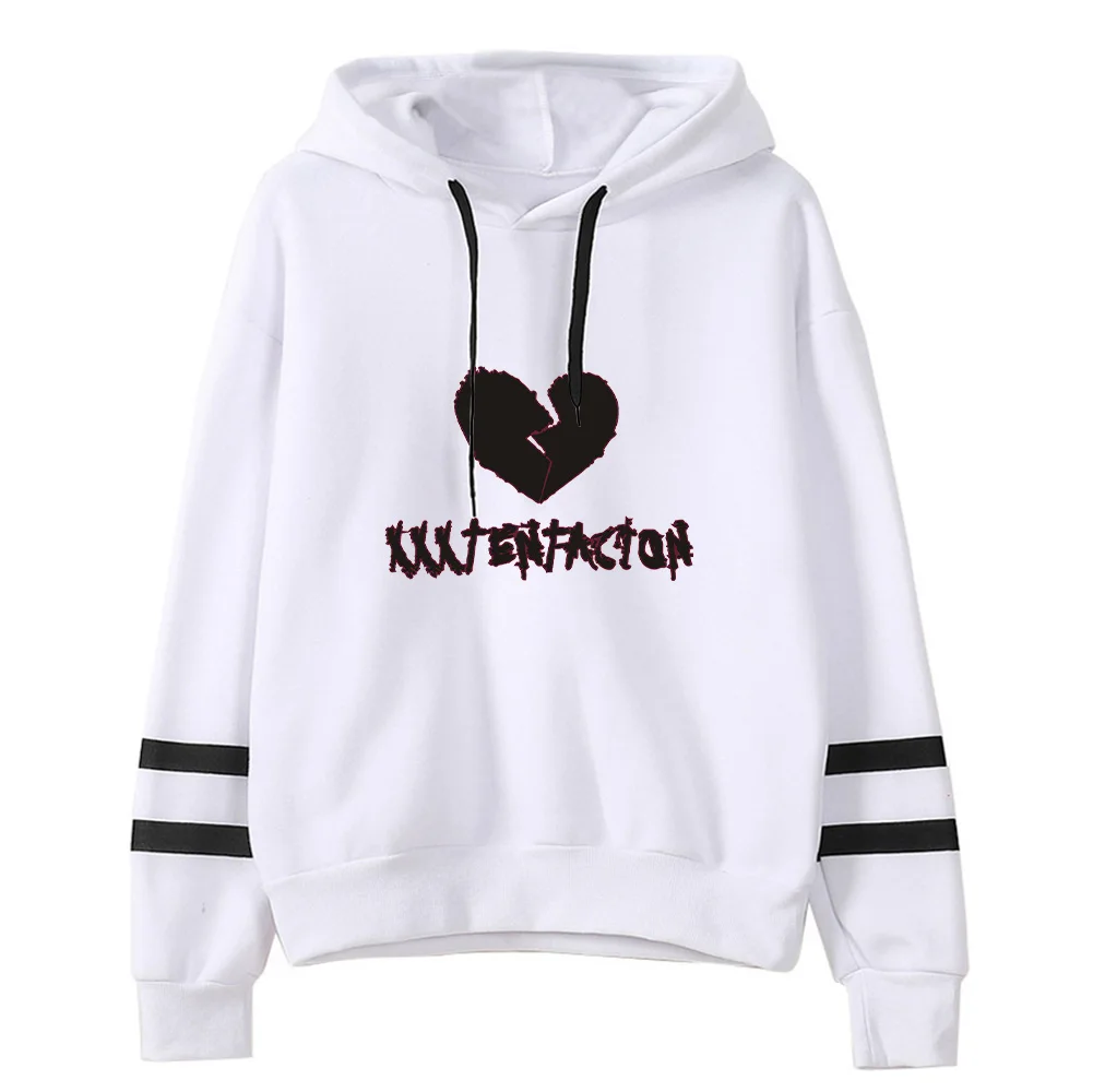 

Модные толстовки XXXTENTACION с принтом, верхняя одежда, свитшот, Повседневная Мягкая уличная одежда унисекс, трендовая горячая Распродажа одежд...