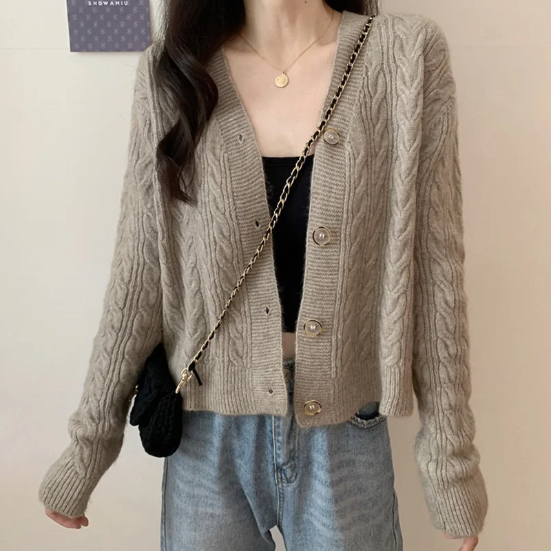 Unif Cardigan Sweater Coat Women's Wear Spring Thin 2021 New Long Sleeved Loose Knit Jum |