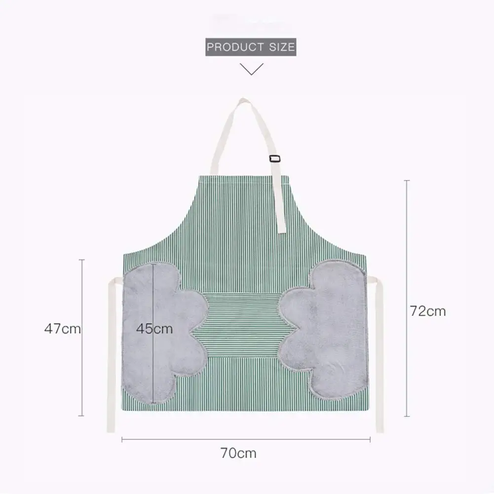 Кухонный нагрудник фартук с 2 большими карманами для взрослых нагрудники