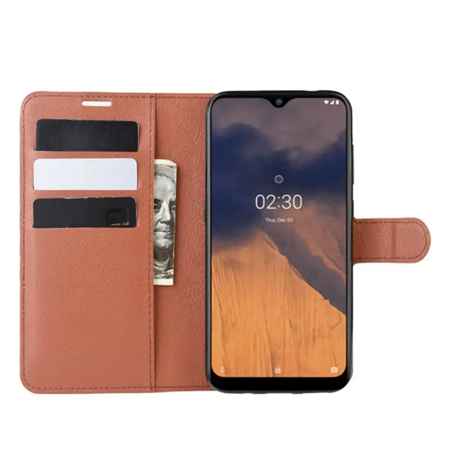 Роскошный флип-чехол для Nokia 2 3 чехол-бумажник из искусственной кожи телефона