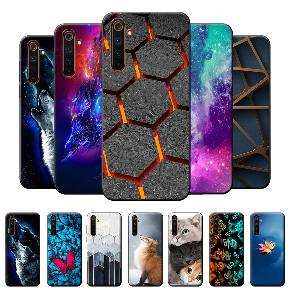 for realme 6 pro case cover realme 6 pro cool soft silicone phone case for oppo realme 6 pro fashion phone bag on realme 6 pro free global shipping