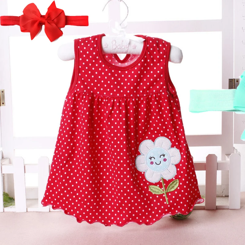 2019 летнее милое платье для новорожденных девочек из 100% хлопка принцессы от 0 до 18