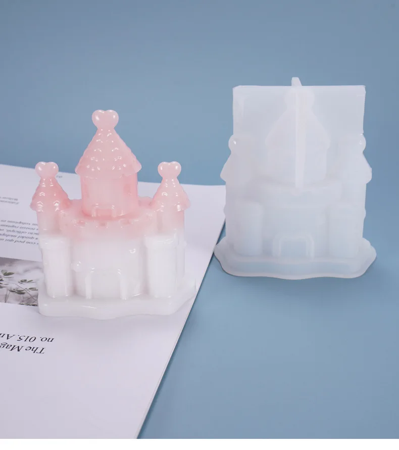 Силиконовая форма для украшения замка церкви свадьбы Рождества | Украшения и