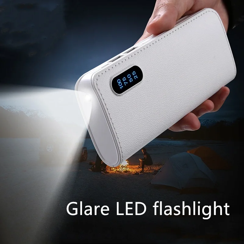 Power bank10000 мАч Внешний аккумулятор повербанк 2USB светодиодный Carregador портативный мобильный телефон зарядное устройство для samsung Iphone XS
