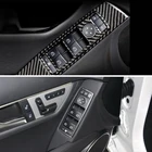 Панель из углеродного волокна для автомобильной дверной ручки, подлокотника, стеклоподъемника, кнопки переключения, накладки для Mercedes Benz C Class W204 2007 - 2013