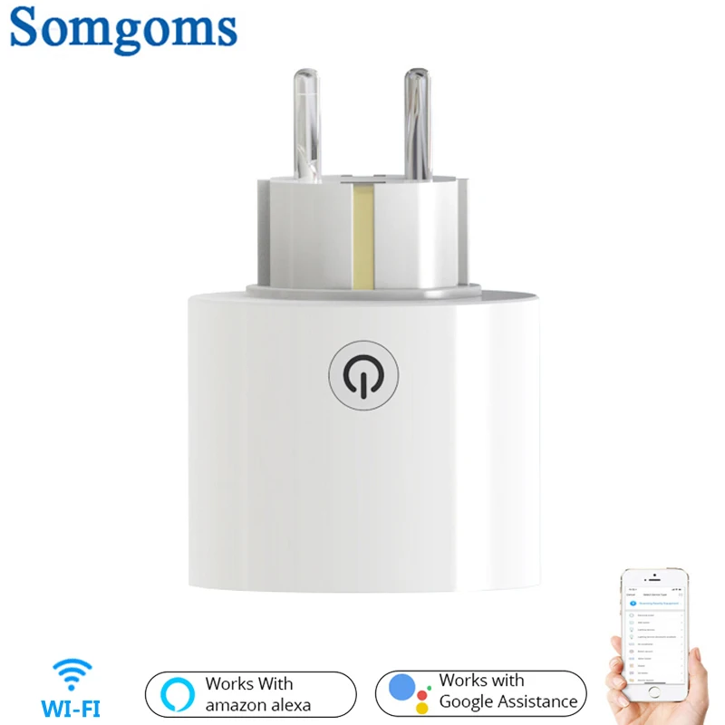 

Умная розетка с Wi-Fi и управлением через приложение Smart Life/Tuya