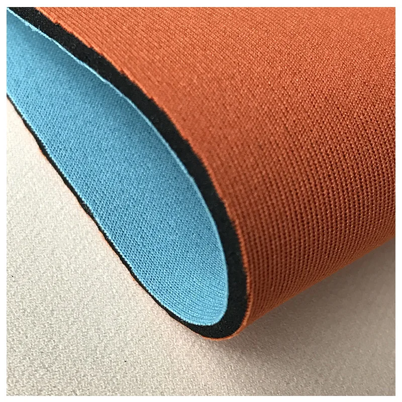 2mm SBR Neoprene Knitted Fabric Composite Neoprene Luggage Protective Belt Spandex Fabric Canvas Fabric Warp Woven Cn(origin)