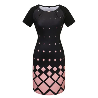 Размера плюс 6XL новое летнее платье для девушек Vestidos размера прямые платья на