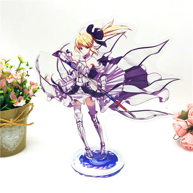Fate Apocrypha фигурка stay night Zero линейка Saber Archer Lancer Joan акриловая кукла 15 см Косплей