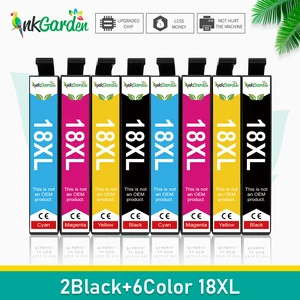 ink cartridges for compatible epson 18xl t1811 t1814 xp312 xp205 xp225 xp212 xp215 xp302 xp412 xp402 xp415 printer free global shipping