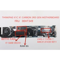 i7 5600u 8g for lenovo thinkpad x1 carbon 3rd gen type 20bs 20bt laptop motherboard lmq 1 mb 13268 1 448 01430 00 fru 00ht349